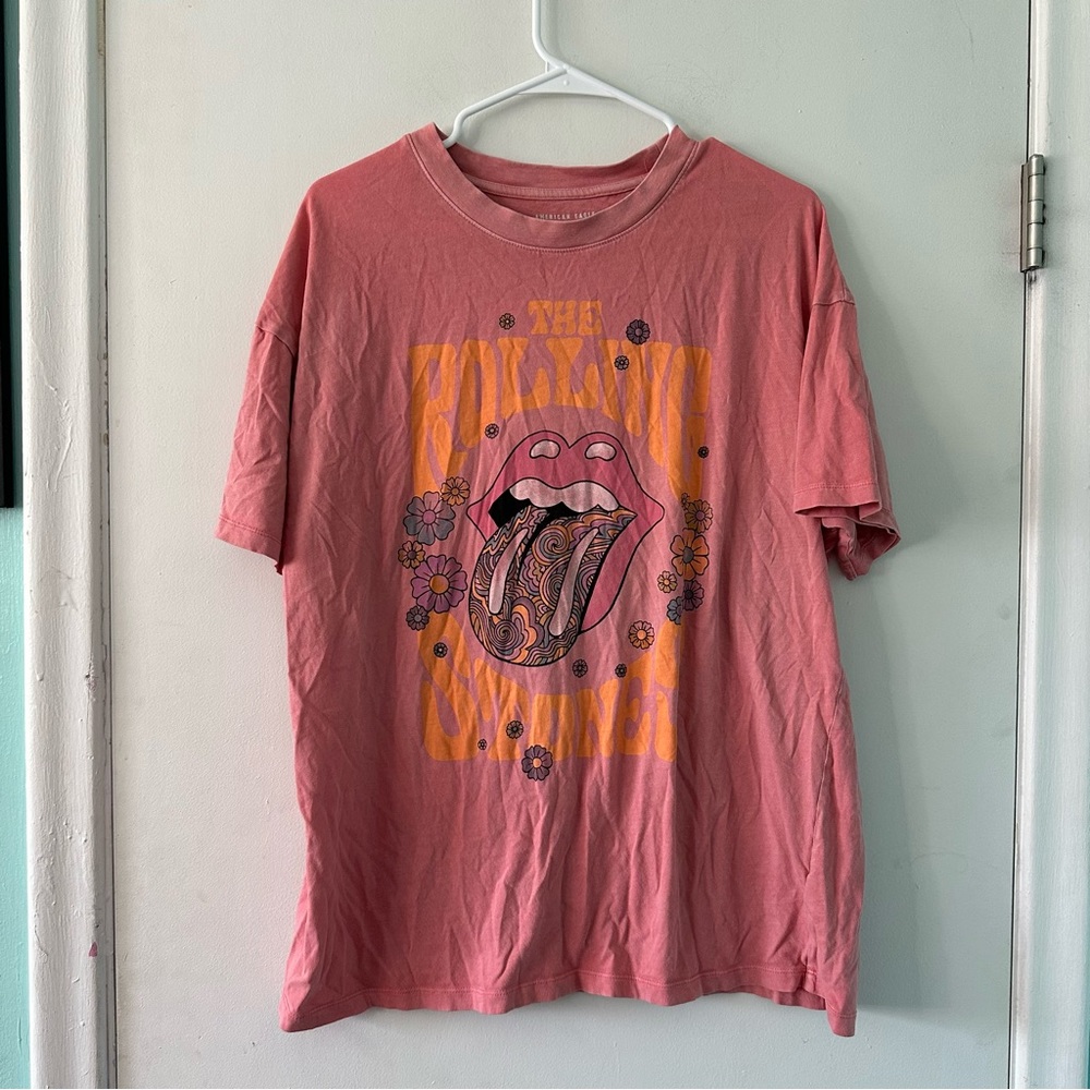 The rolling stones band tee- size medium